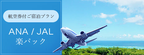 航空券付ご宿泊プラン ANA / JAL 楽パック